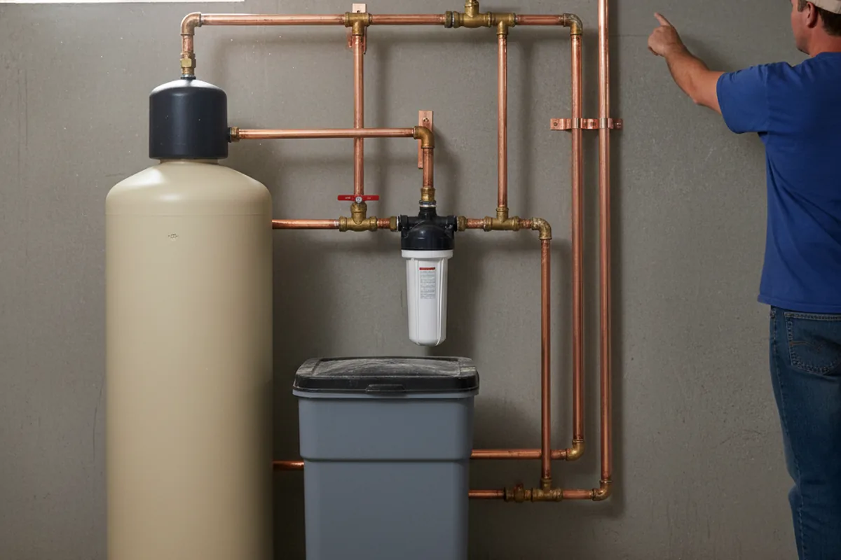 Whole-house water treatment system installed in Elkins